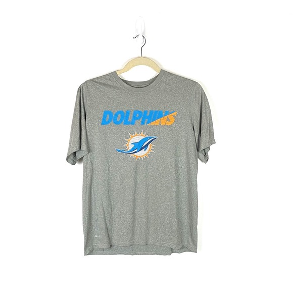 Nike Dri-Fit  Miami Dolphins Gray Player Issue #4 XL Shirt  NFL Rare Authentic - Picture 1 of 7